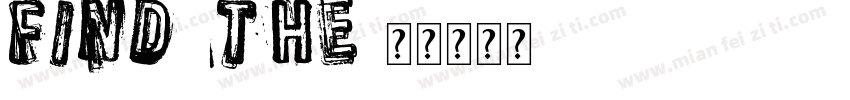 Find the字体转换